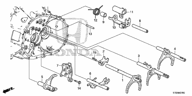 MT Shift Fork - Shift Holder for 2016 Honda HR-V #0