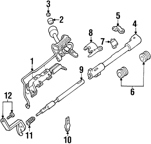 Gear Shift Control for 1998 Lincoln Navigator #0