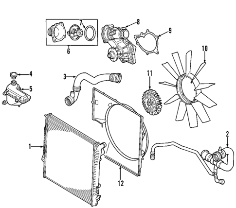 Cooling System for 2000 BMW X5 #0