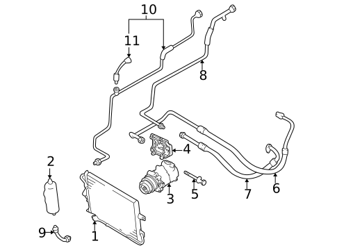 A/C Condenser & Evaporator for 2001 Mazda Miata #0