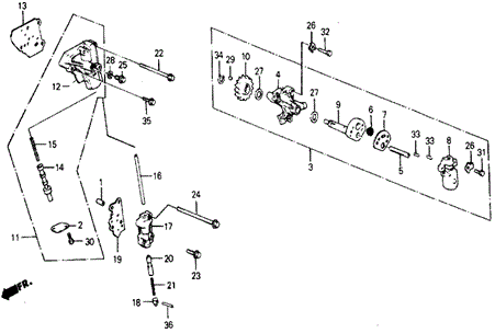 3AT Governor - Lock-UP Valve for 1985 Honda Civic #0
