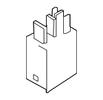 RLY3 - Electrical: Motorcraftâ„¢ Relay for Ford: EcoSport, Edge, Escape, Expedition, Explorer, F-150, F-250 Super Duty, F-350 Super Duty, F-450 Super Duty, Fiesta, Fusion, Mustang, Police Interceptor Sedan, Police Interceptor Utility, Police Responder Hybrid, Ranger, Special Service Police Sedan, SSV Plug-In Hybrid, Taurus, Transit Connect | Lincoln: Continental, MKS, MKT, MKX, MKZ, Nautilus, Navigator | Mercury: Mariner Image