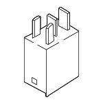 RLY1 - Electrical: Motorcraftâ„¢ Accessory Power Relay for Ford: EcoSport, Edge, Escape, Expedition, Explorer, F-150, F-250 Super Duty, F-350 Super Duty, F-450 Super Duty, Focus, Fusion, Mustang, Police Interceptor Sedan, Police Interceptor Utility, Police Responder Hybrid, Ranger, Special Service Police Sedan, SSV Plug-In Hybrid, Taurus | Lincoln: Continental, MKX, Nautilus, Navigator | Mercury: Mariner Image