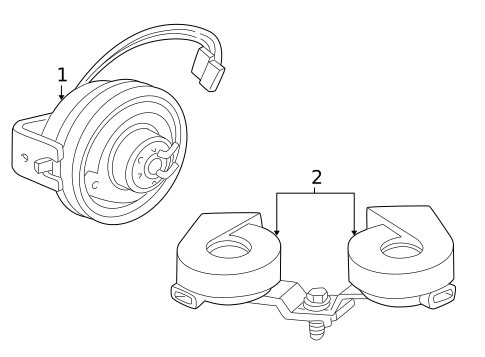 Horn for 2003 Dodge Dakota #0