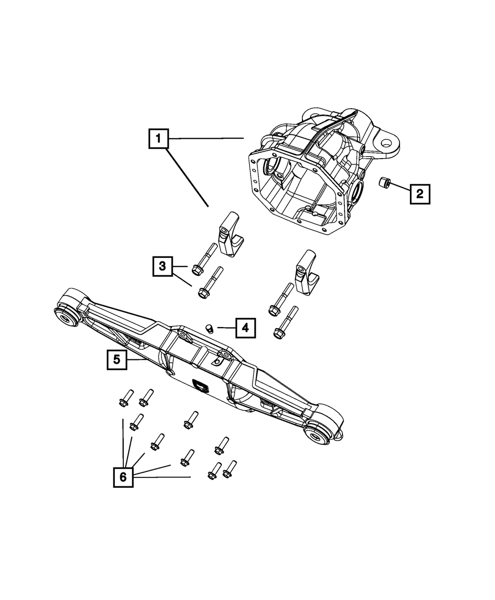 Differential Cover - Mopar (5093383AB)