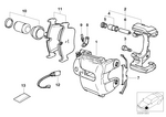 34351166057 - : Brake Pad Wear Sensor for BMW Image