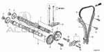 14110RL5000 - Engine: CAMSHAFT, IN. for Acura Image