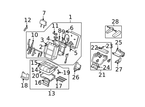 Second Row Seats for 2009 INFINITI QX56 #0