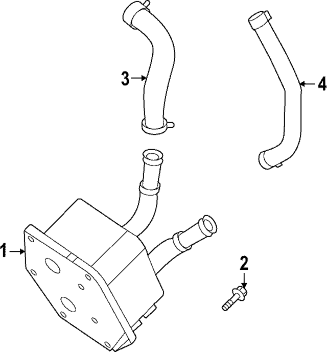 254842T100 - : Outlet Hose for Kia: Stinger Image