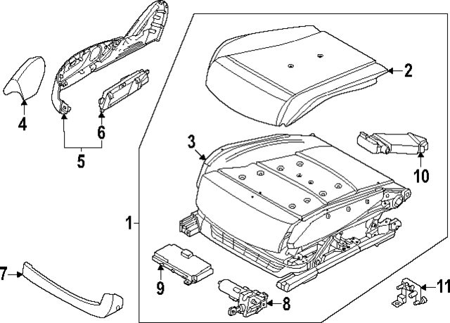 88260IT010E2C - : Cushion Cover for Hyundai Image