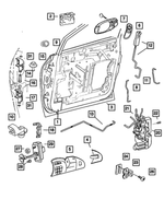 6504041 - Doors and Related Parts: Hex Head Screw And Washer for Mopar Image