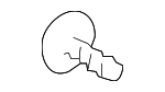9046706153 - Body: Partition Panel Clip for Toyota Image