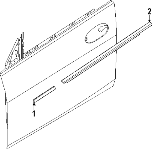 Exterior Trim - Front Door for 2025 BMW 228 xDrive Gran Coupe #0