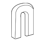 4589140AA - Body: Striker Spacer for Dodge: Caliber, Durango | Jeep: Compass, Gladiator, Grand Cherokee, Grand Cherokee L, Grand Cherokee WK, Grand Wagoneer, Grand Wagoneer L, Wagoneer, Wagoneer L, Wrangler, Wrangler JK | Ram: 1500, 2500, 3500 Image