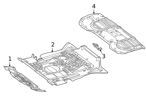 Splash Shields for 2019 Mercedes-Benz GLS63 AMG #1