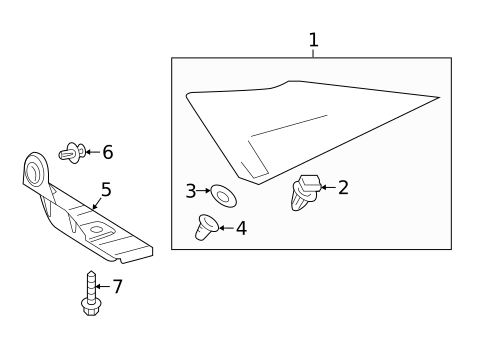 Exterior Trim - Quarter Panel for 2022 Toyota Prius Prime #0