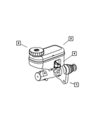 5019401AA - Service Brakes: Brake Master Cylinder for Mopar Image