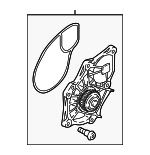 6L121012M - Cooling System: Water Pump Assembly for Volkswagen: Atlas, Atlas Cross Sport, Jetta, Tiguan Image