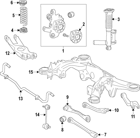 Rear Suspension for 2021 Mercedes-Benz AMG&reg; GT 43 #0