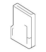 C2C8963 - Body: Rocker Molding Clip for Jaguar Image