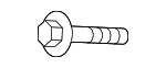 9902037 - Suspension: Suspension Shock Absorber Bolt for Mercedes-Benz Image