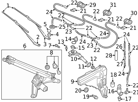 Wipers for 2023 Audi RS Q8 #0