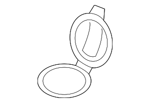 4M0955267 - Body: Washer Fluid Reservoir Cap for Audi Image