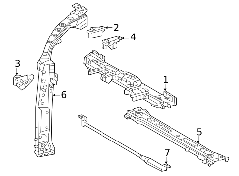 Radiator Support for 2023 Lexus NX450h+ #0