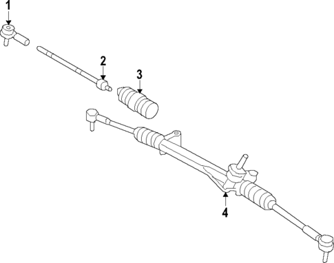 Steering Gear & Linkage for 2008 Mercury Mariner #1