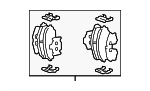 5810138A60 - Brakes: Brake Pads for Hyundai Image