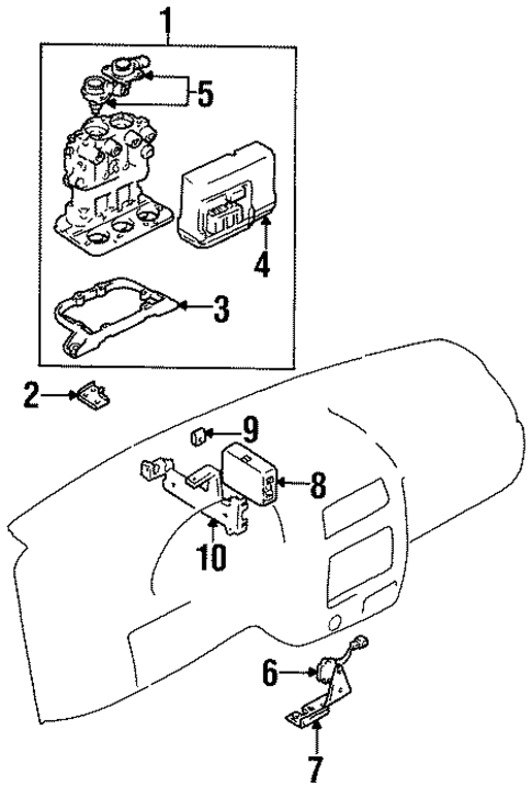 Anti-Lock Brakes for 1996 Suzuki X-90 #0