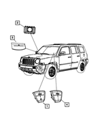 5108037AC - : Passenger Air Bag for Dodge: Caliber | Jeep: Compass Image