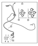 68046310AA - Mopar Accessories - Component Parts: Tie Strap for Mopar Image