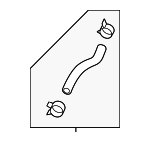 21204AB630 - : Heater Hose for Subaru Image