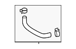 21204AB670 - : Heater Hose for Subaru Image