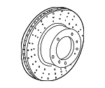 982615301B - : 2005-2024 Porsche - Disc Brake Rotor for Porsche: 718 Boxster, 718 Cayman, 911, Boxster, Cayman Image