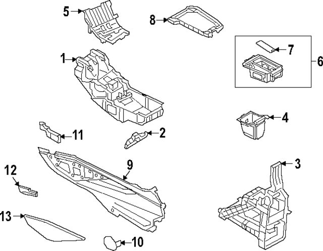 4KE863305BIAO - Body: Trim for Audi Image