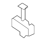 8K0201449Q - : Evaporative Emissions System Line Bracket for Audi: A5, A5 Quattro, Q5, RS5, S5 Image