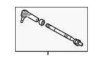 95534703122 - : Tie Rod Assembly for Porsche: Cayenne Image