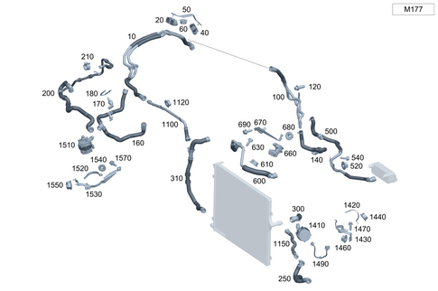 Low-Temperature Cooling Circuit for 2024 Mercedes-Benz SL63 AMG #0
