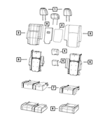 1UN00GT5AA - Interior Trim: Rear Headrest, Outboard for Mopar Image image