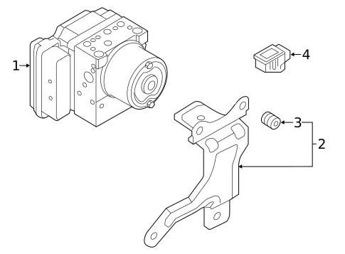 ABS Components for 2013 Hyundai Elantra Coupe #0