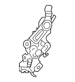 723080E080 - Body: Recline Adjuster for Toyota: Grand Highlander, Highlander Image