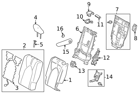 Second Row Seats for 2025 Toyota Highlander #2