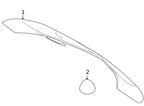 Glass & Hardware - Back for 2009 BMW 128i #0