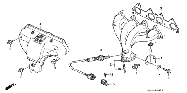 Exhaust Manifold for 2002 Honda Accord #0