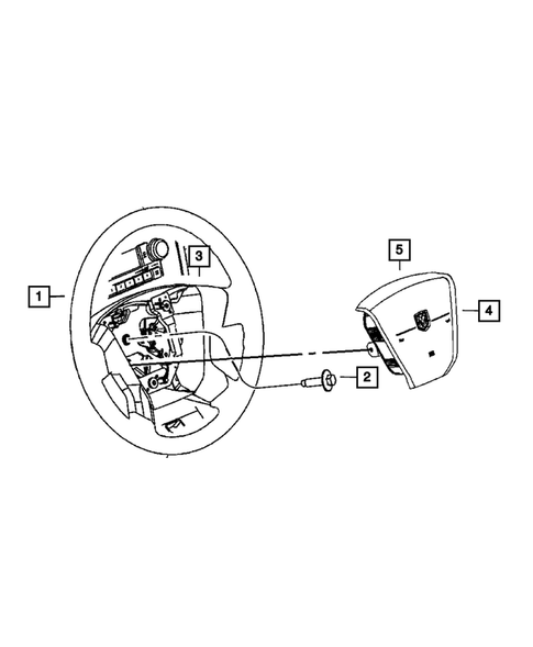 Steering Wheel for 2007 Dodge Caliber #0