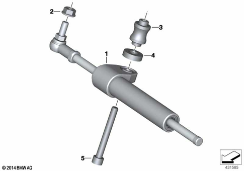 Steering Damper for 2014 BMW-Motorrad S 1000 XR #0