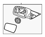 876102K300 - Body: Mirror Assembly for Kia: Soul Image
