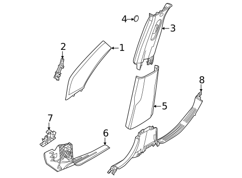 Interior Trim - Pillars for 2018 Jeep Compass #0